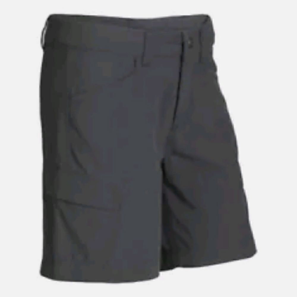 Marmot Women's Size 2 Nylon Hiking Shorts Charcoal Gray.Waist 14"Rise 7.5"